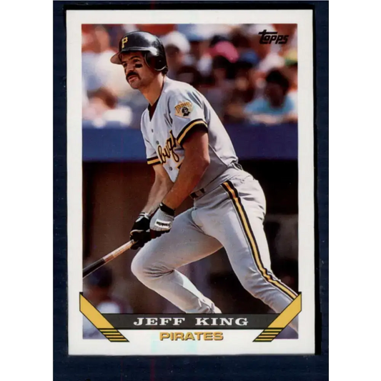1993 Topps #136 Jeff King NM-MT Pittsburgh Pirates Baseball Card - Baseball Card Single