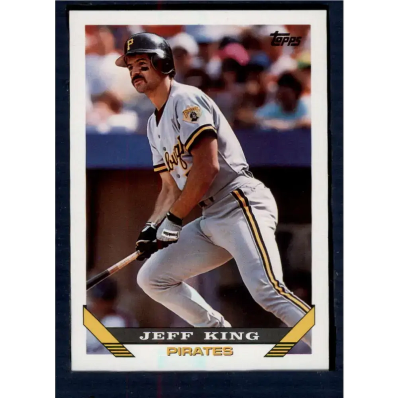1993 Topps #136 Jeff King NM-MT Pittsburgh Pirates Baseball Card - Baseball Card Single
