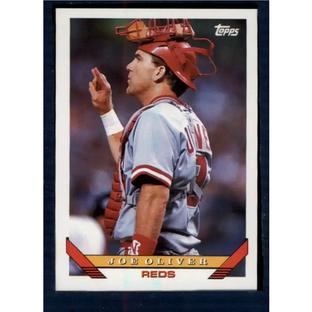 1993 Topps #138 Joe Oliver NM-MT Cincinnati Reds Baseball Card - Baseball Card Single