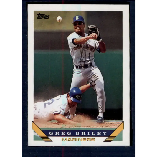 1993 Topps #14 Greg Briley NM-MT Seattle Mariners Baseball Card