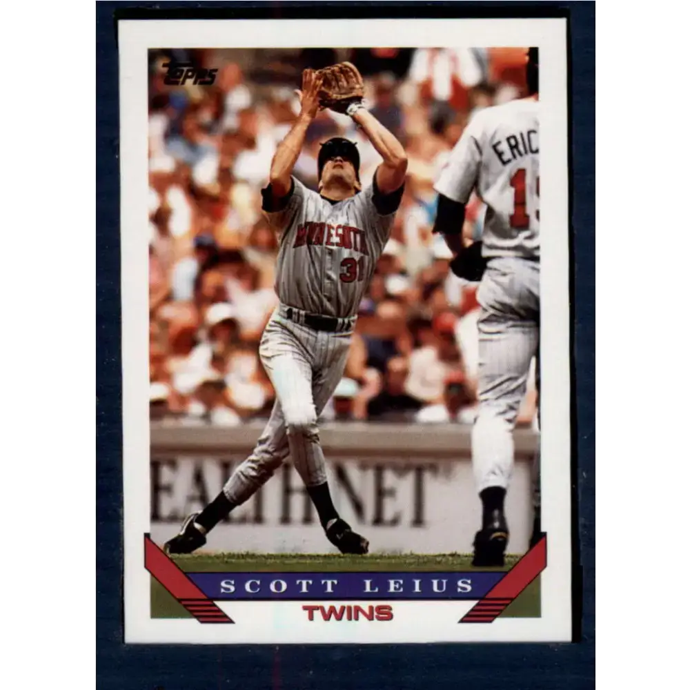 1993 Topps #146 Scott Leius NM-MT Minnesota Twins Baseball Card - Baseball Card Single