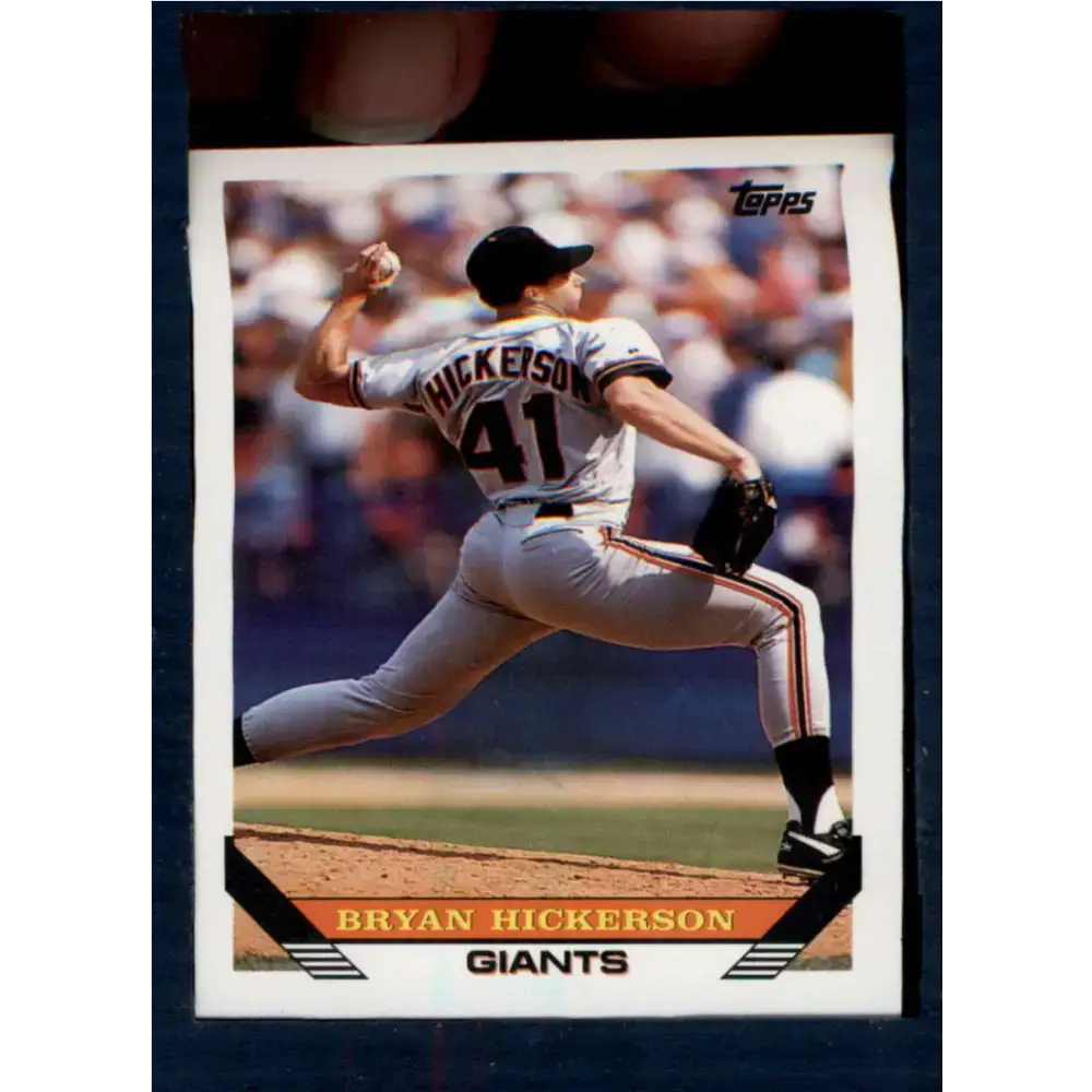 1993 Topps #147 Bryan Hickerson NM-MT San Francisco Giants Baseball Card - Baseball Card Single