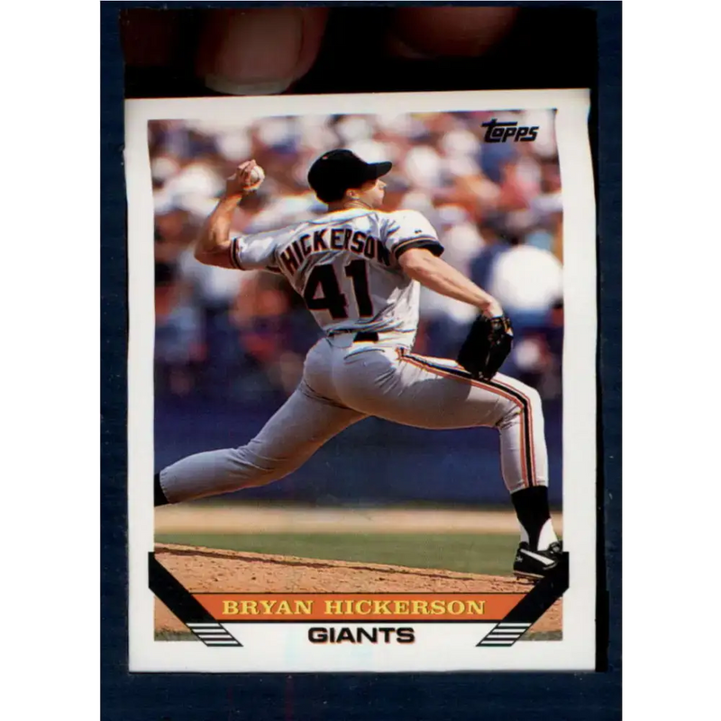 1993 Topps #147 Bryan Hickerson NM-MT San Francisco Giants Baseball Card - Baseball Card Single