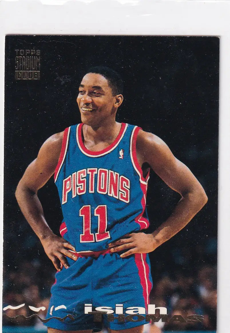 1993 TOPPS #149 ISIAH THOMAS- DETROIT PISTONS - Basketball Card Single