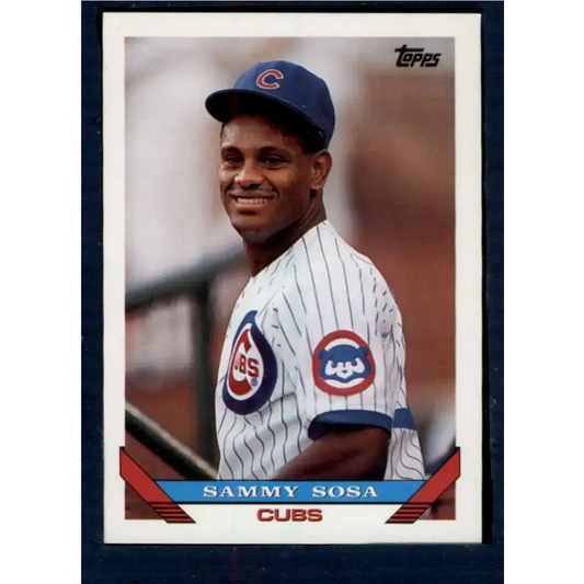 1993 Topps #156 Sammy Sosa NM-MT Chicago Cubs Baseball Card