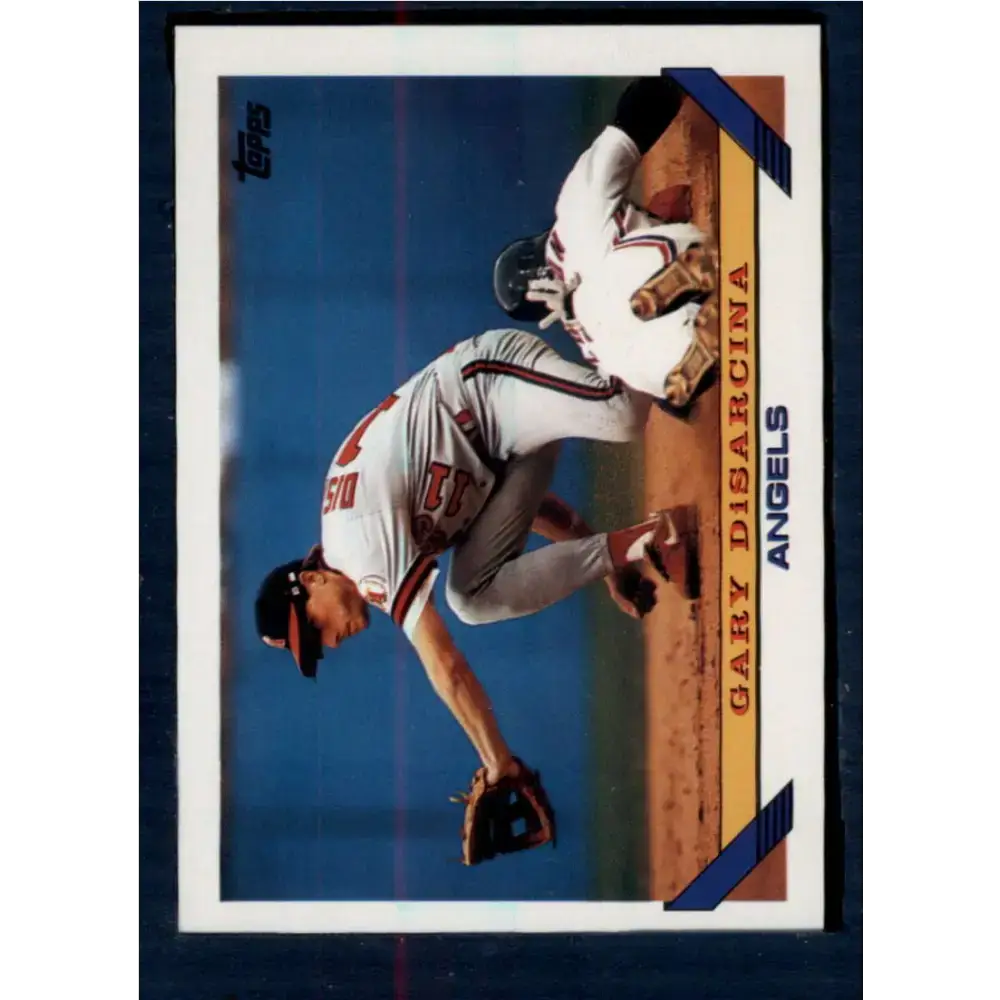 1993 Topps #157 Gary DiSarcina NM-MT California Angels Baseball Card - Baseball Card Single