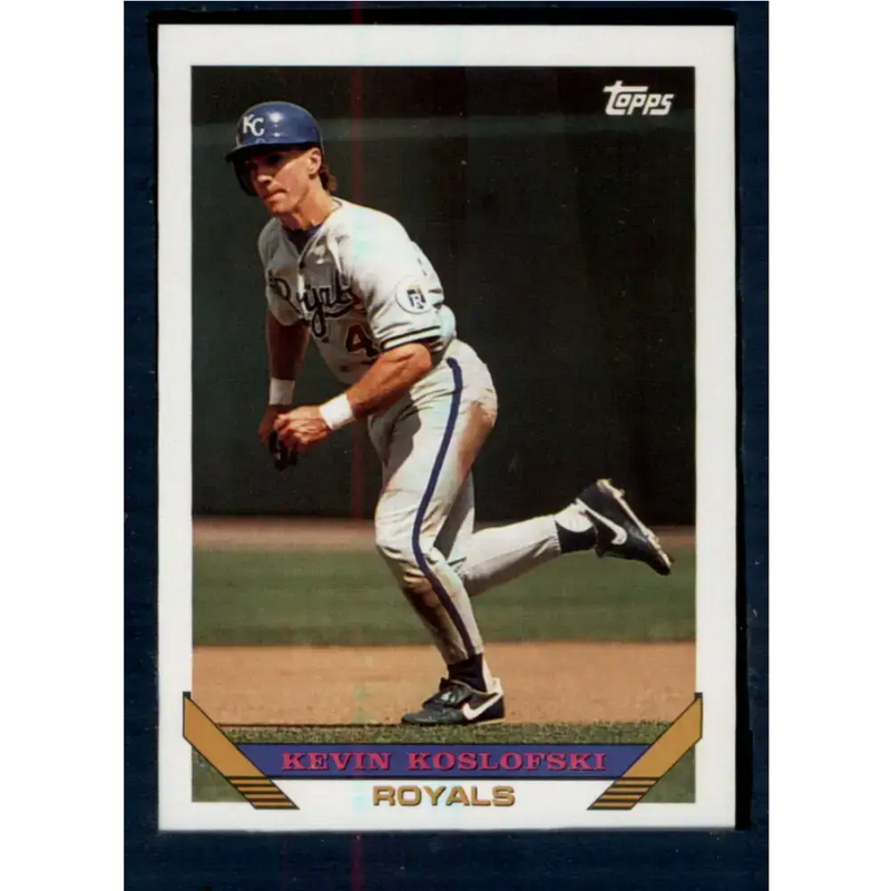 1993 Topps #158 Kevin Koslofski NM-MT Kansas City Royals Baseball Card