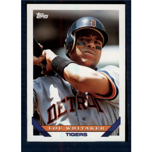1993 Topps #160 Lou Whitaker NM-MT Detroit Tigers Baseball Card