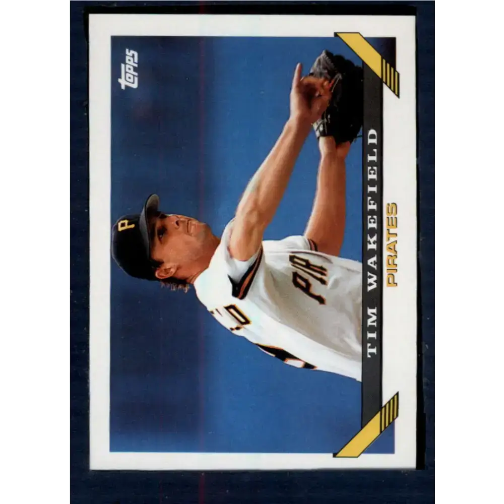 1993 Topps #163 Tim Wakefield NM-MT Pittsburgh Pirates Baseball Card - Baseball Card Single