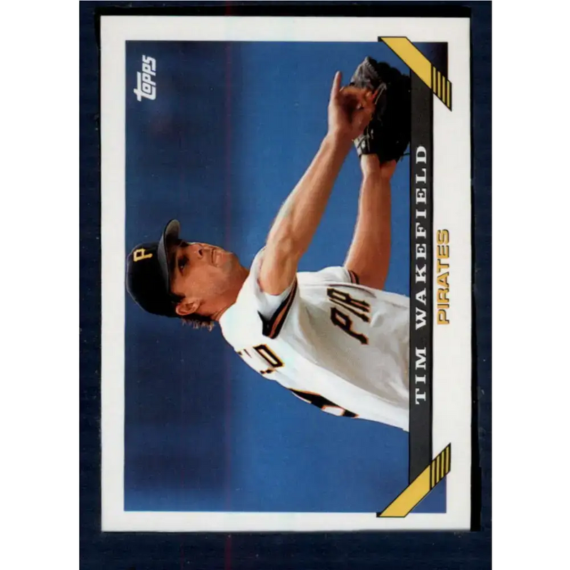 1993 Topps #163 Tim Wakefield NM-MT Pittsburgh Pirates Baseball Card - Baseball Card Single