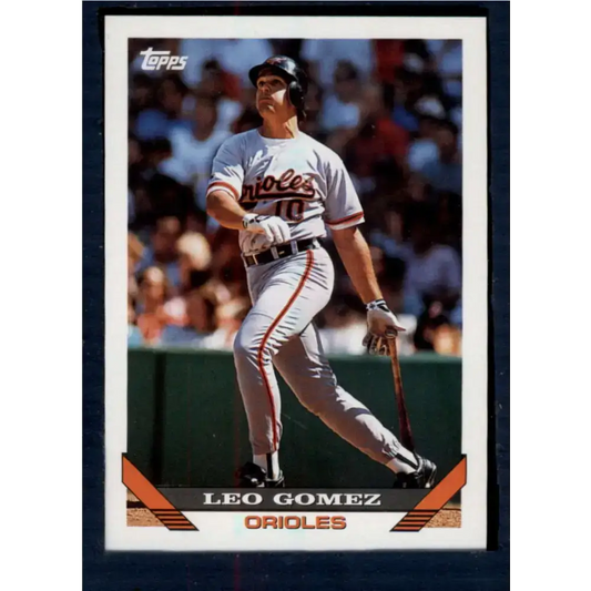 1993 Topps #164 Leo Gomez NM-MT Baltimore Orioles Baseball Card - Baseball Card Single