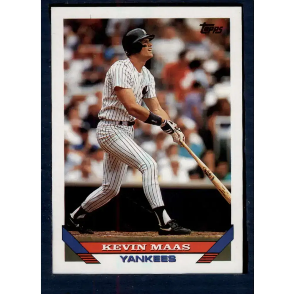 1993 Topps #168 Kevin Maas NM-MT New York Yankees Baseball Card - Baseball Card Single