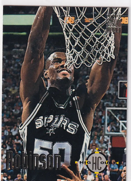 1993 TOPPS #172 DAVID ROBINSON HIGH COURT- SAN ANTONIO SPURS - Basketball Card Single