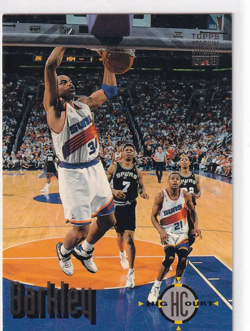 1993 TOPPS #177 CHARLES BARKLEY HIGH COURT- PHOENIX SUNS - Basketball Card Single