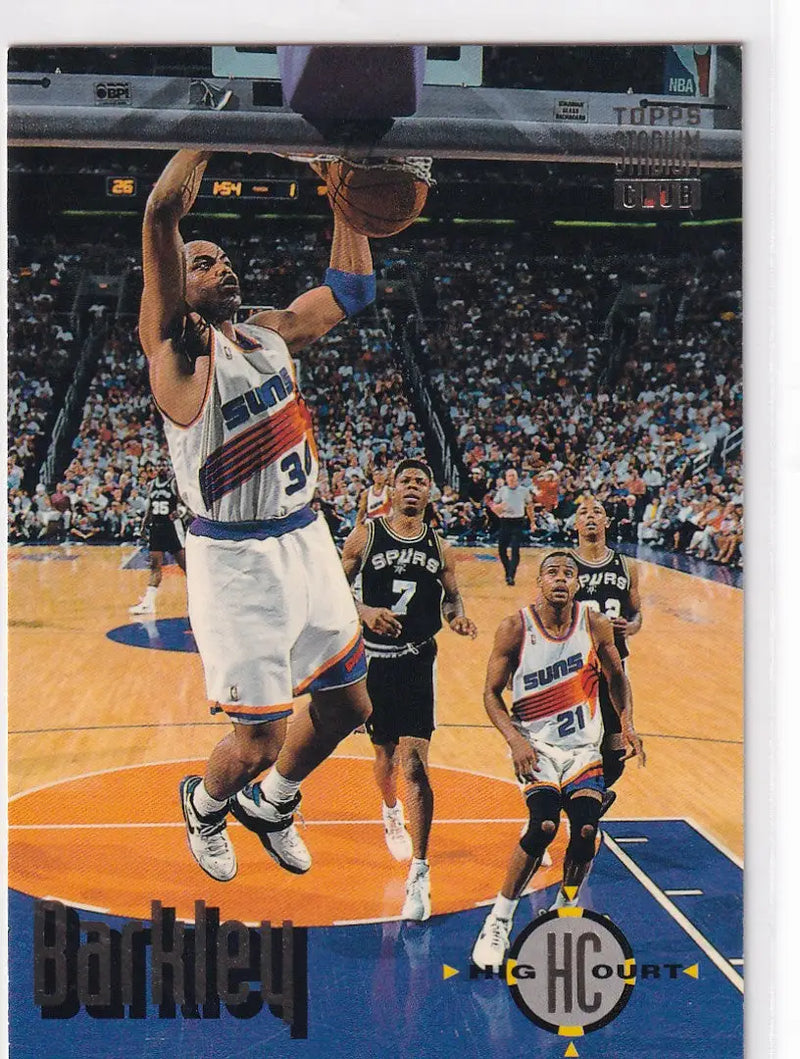 1993 TOPPS #177 CHARLES BARKLEY HIGH COURT- PHOENIX SUNS - Basketball Card Single