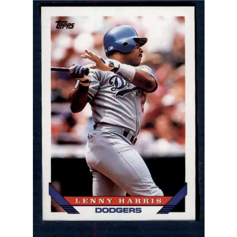 1993 Topps #177 Lenny Harris NM-MT Los Angeles Dodgers Baseball Card - Baseball Card Single