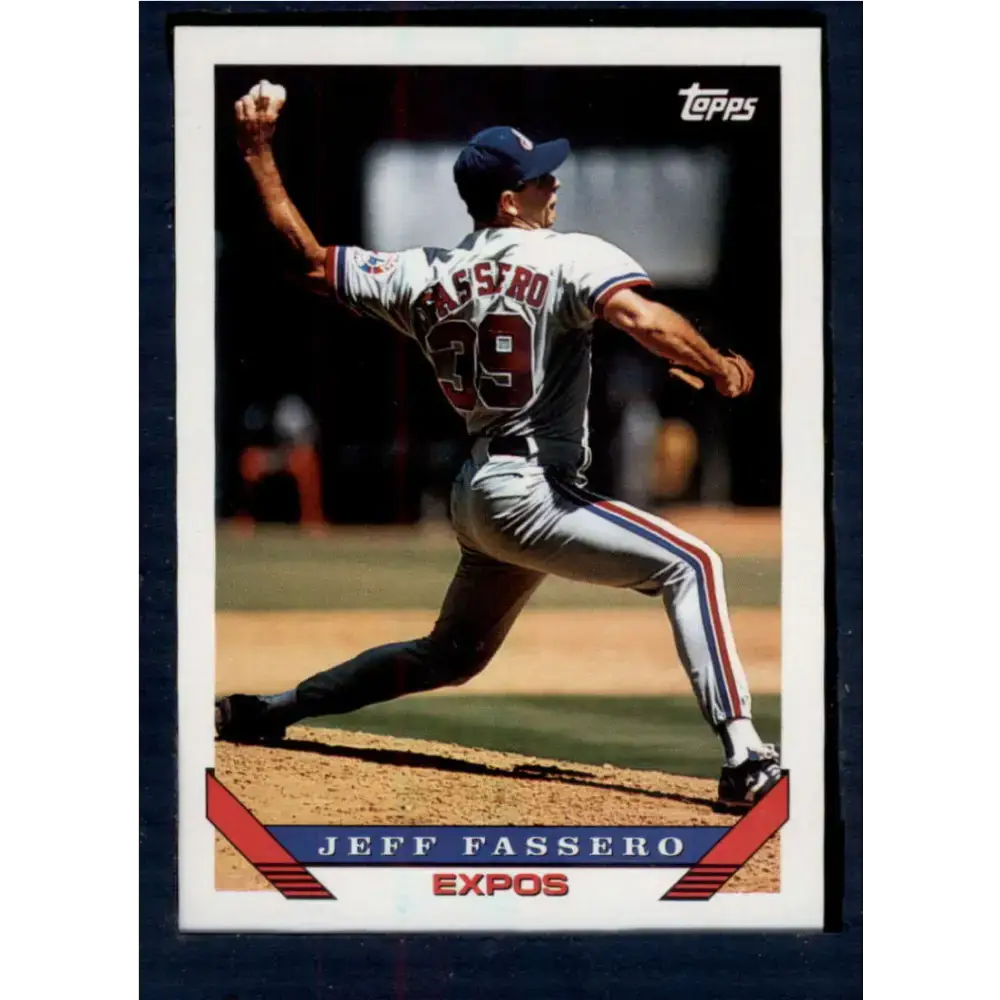 1993 Topps #178 Jeff Fassero NM-MT Montreal Expos Baseball Card - Baseball Card Single