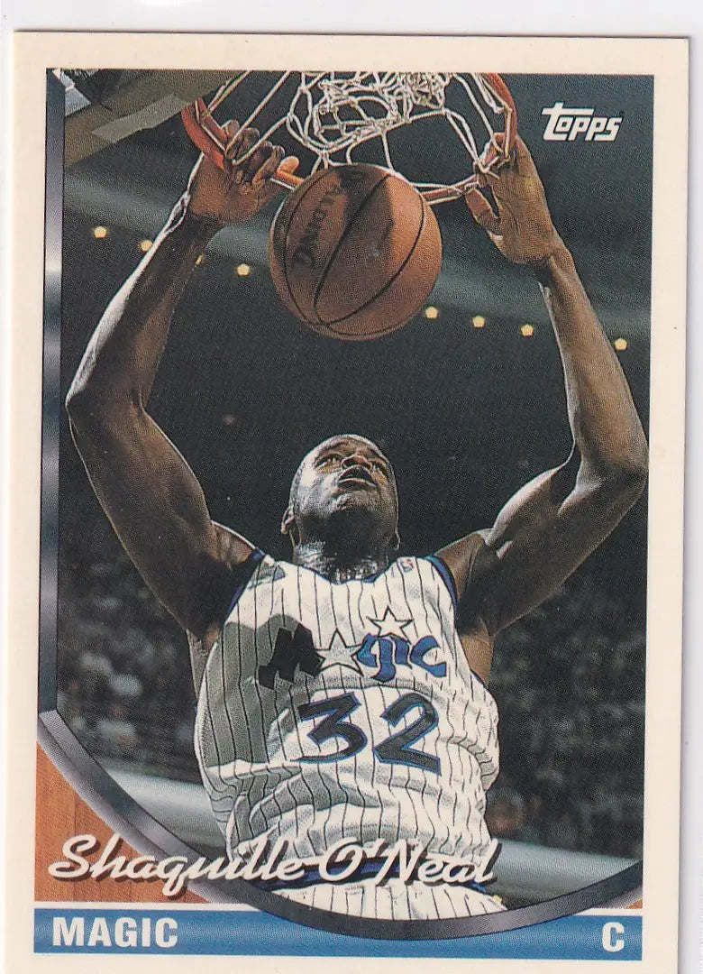 1993 TOPPS #181 SHAQUILLE ONEAL- ORLANDO MAGIC - Basketball Card Single
