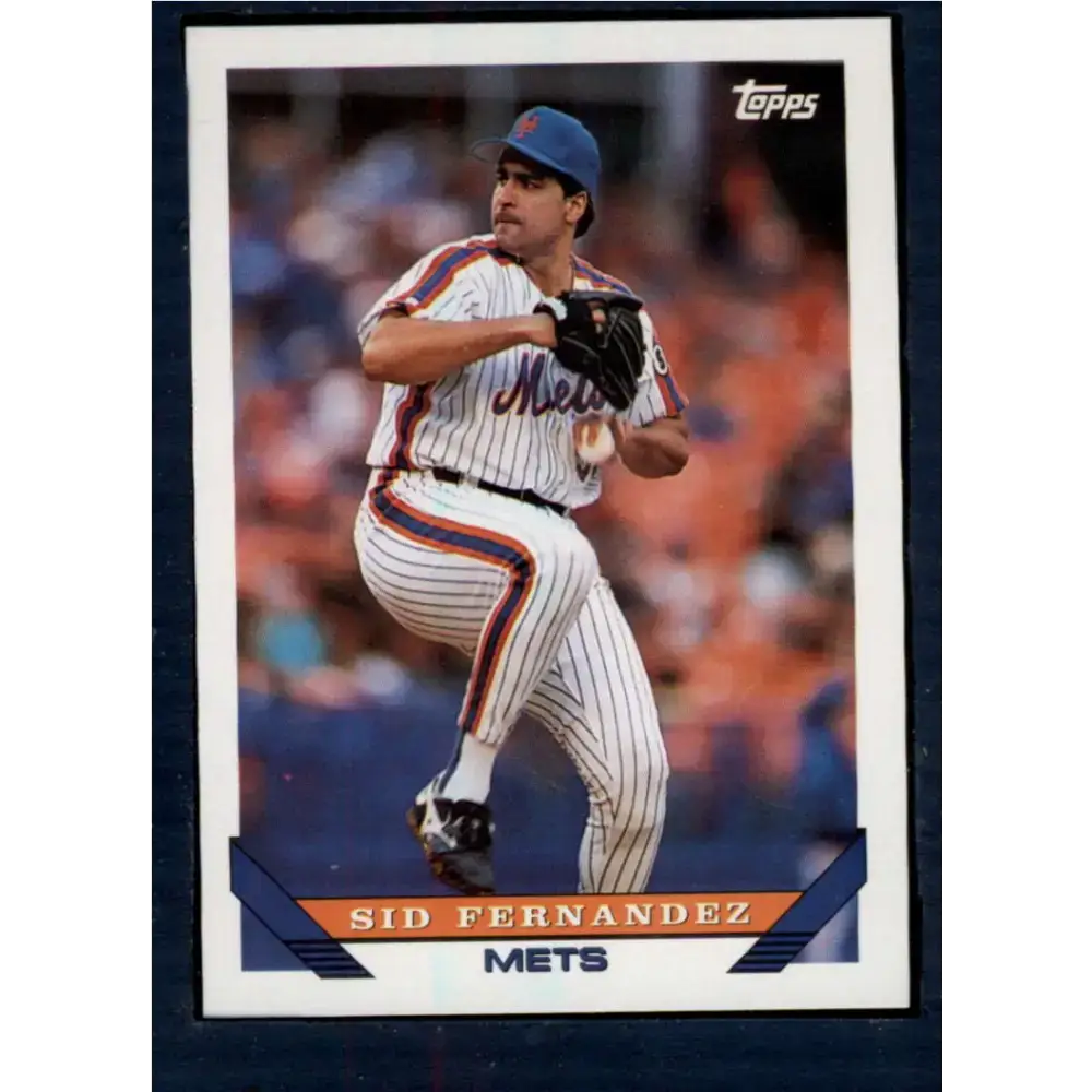 1993 Topps #188 Sid Fernandez NM-MT New York Mets Baseball Card - Baseball Card Single