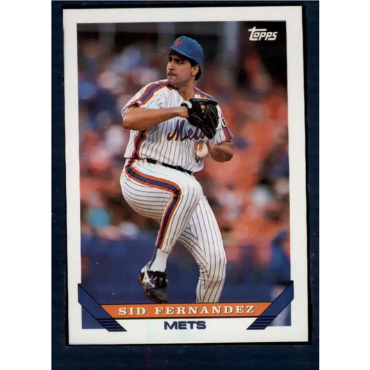 1993 Topps #188 Sid Fernandez NM-MT New York Mets Baseball Card - Baseball Card Single