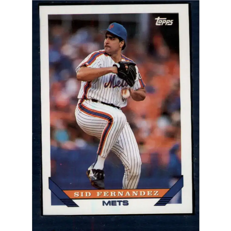 1993 Topps #188 Sid Fernandez NM-MT New York Mets Baseball Card - Baseball Card Single