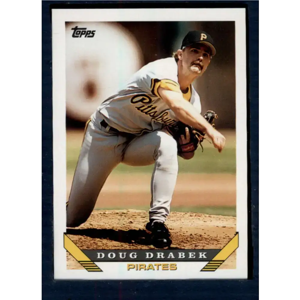 1993 Topps #190 Doug Drabek NM-MT Pittsburgh Pirates Baseball Card - Baseball Card Single