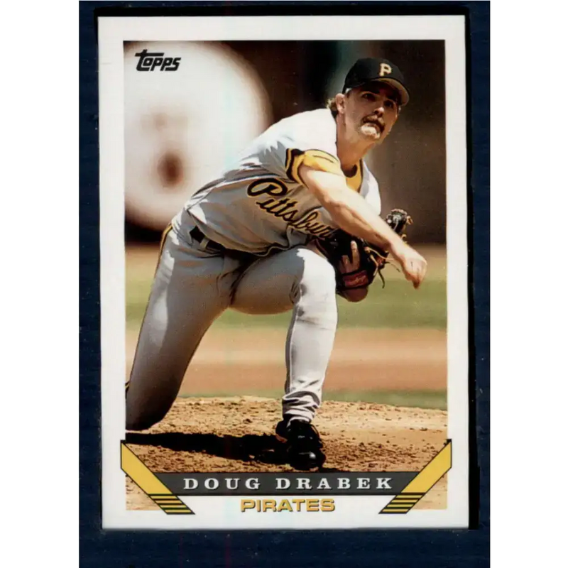 1993 Topps #190 Doug Drabek NM-MT Pittsburgh Pirates Baseball Card - Baseball Card Single
