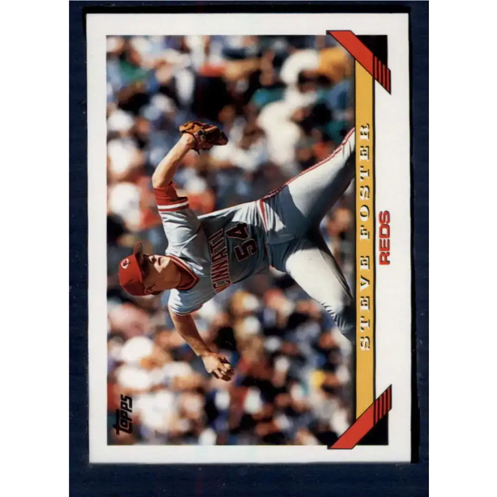 1993 Topps #193 Steve Foster NM-MT Cincinnati Reds Baseball Card - Baseball Card Single