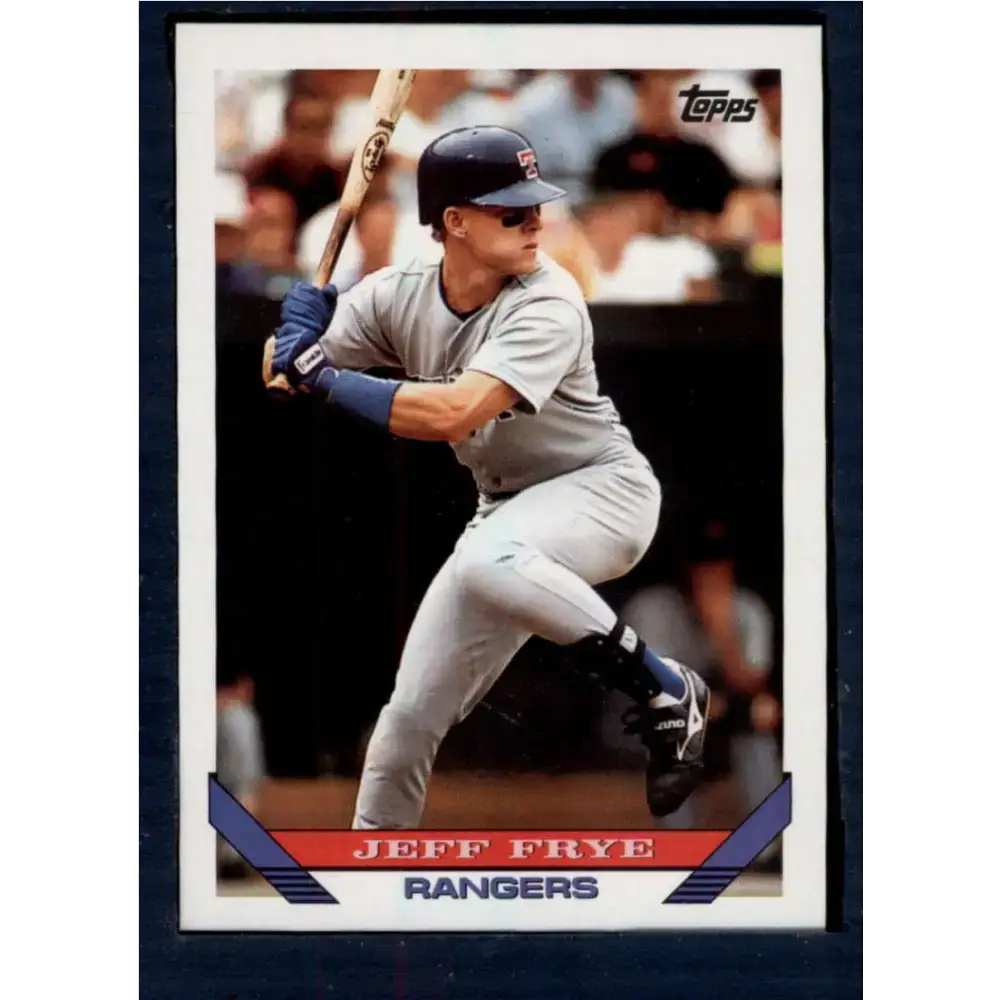 1993 Topps #197 Jeff Frye NM-MT Texas Rangers Baseball Card - Baseball Card Single