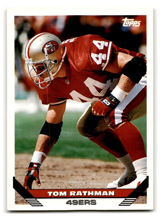 1993 Topps #199 Tom Rathman - Football Card Single
