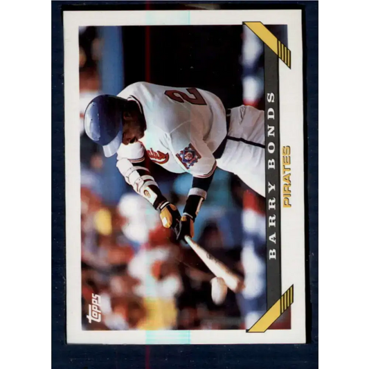 1993 Topps #2 Barry Bonds NM-MT Pittsburgh Pirates Baseball Card - Baseball Card Single