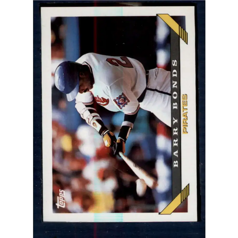 1993 Topps #2 Barry Bonds NM-MT Pittsburgh Pirates Baseball Card - Baseball Card Single