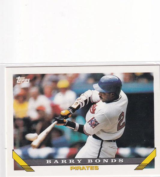 1993 TOPPS #2 BARRY BONDS- PITTSBURGH PIRATES - Baseball Card Single