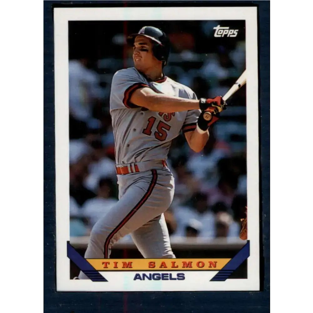 1993 Topps #20 Tim Salmon NM-MT California Angels Baseball Card - Baseball Card Single