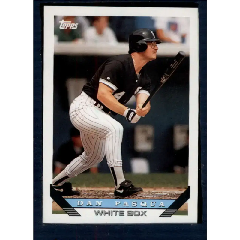 1993 Topps #204 Dan Pasqua NM-MT Chicago White Sox Baseball Card - Baseball Card Single