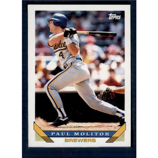 1993 Topps #207 Paul Molitor NM-MT Milwaukee Brewers Baseball Card
