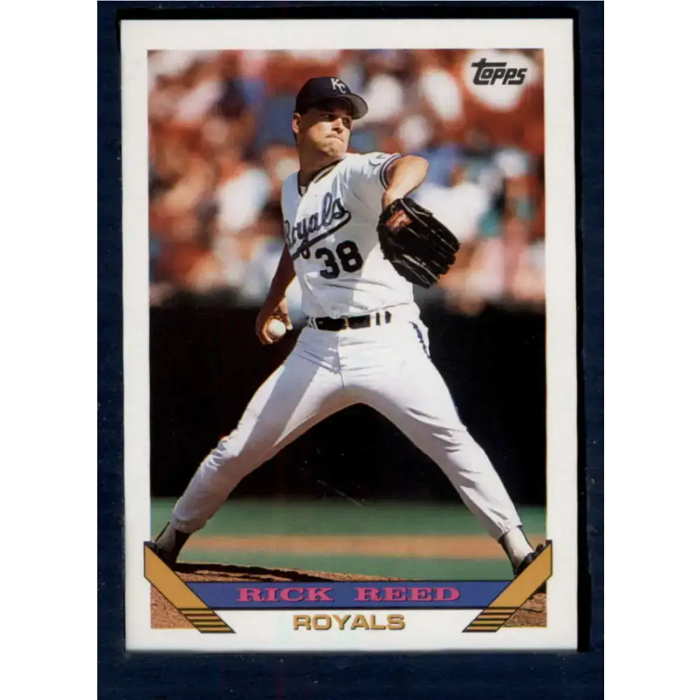 1993 Topps #212 Rick Reed NM-MT Kansas City Royals Baseball Card - Baseball Card Single