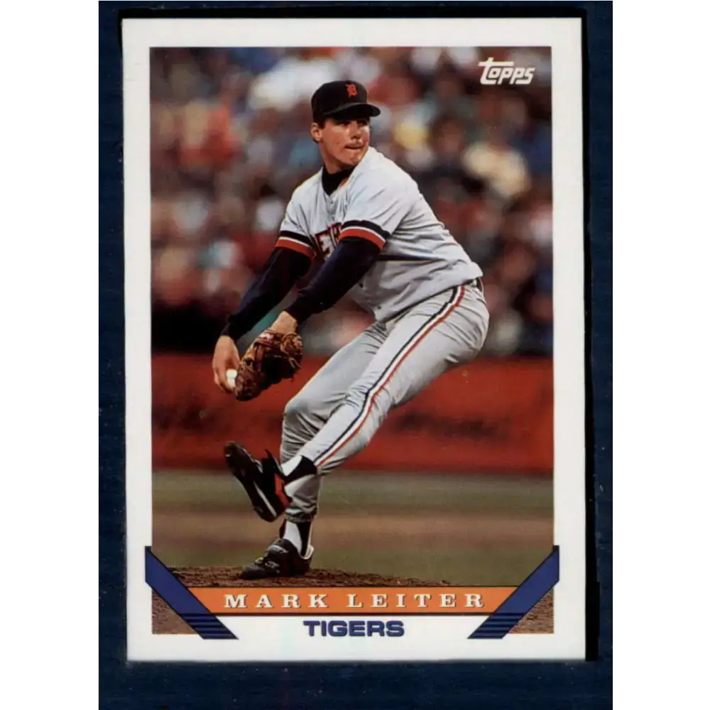1993 Topps #216 Mark Leiter NM-MT Detroit Tigers Baseball Card - Baseball Card Single