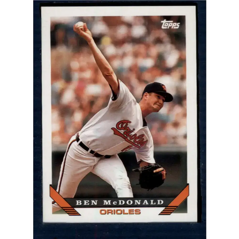 1993 Topps #218 Ben McDonald NM-MT Baltimore Orioles Baseball Card