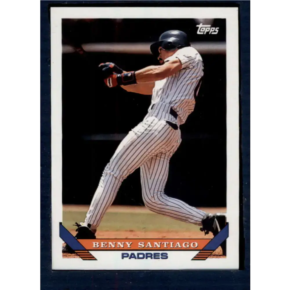 1993 Topps #220 Benito Santiago NM-MT San Diego Padres Baseball Card - Baseball Card Single