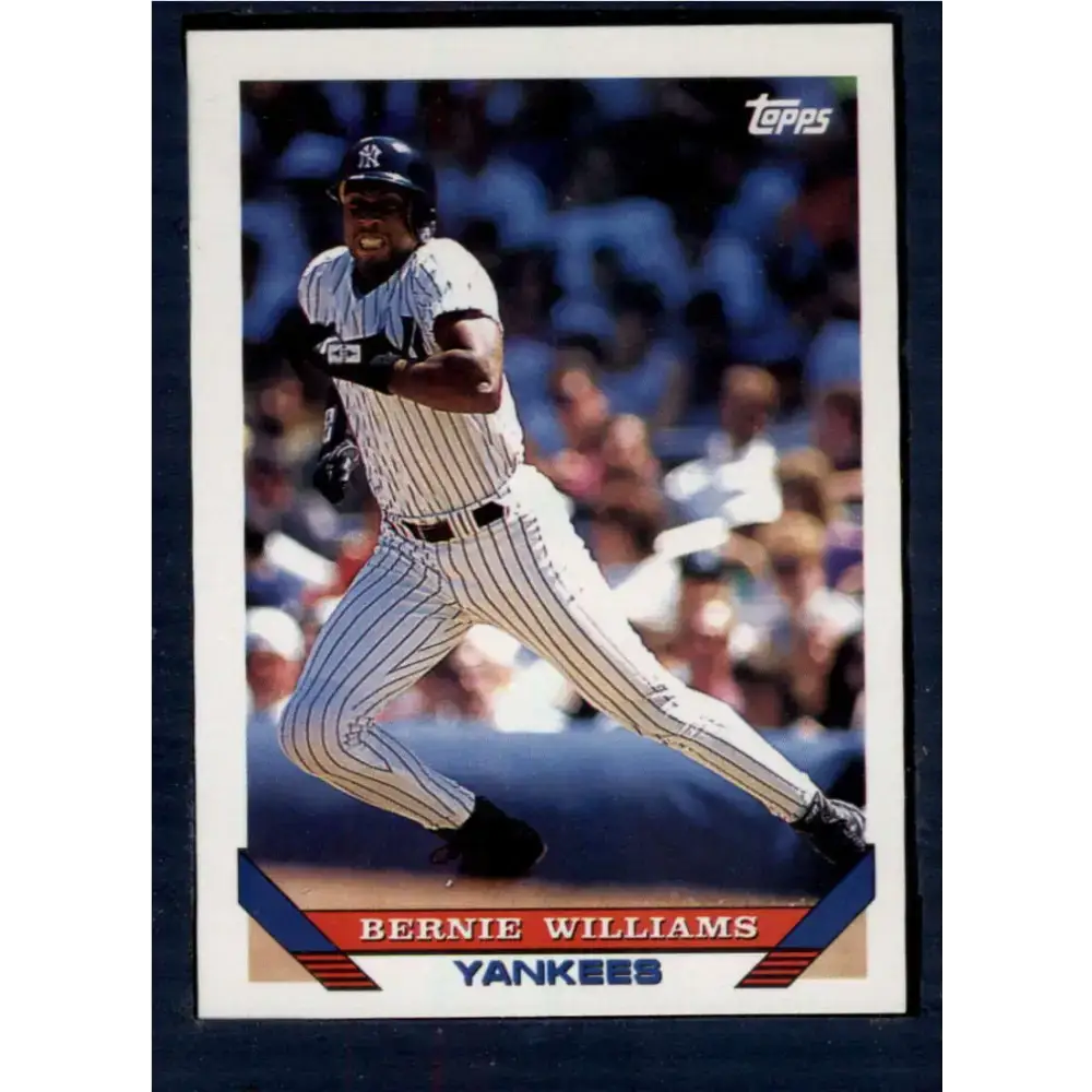 1993 Topps #222 Bernie Williams NM-MT New York Yankees Baseball Card - Baseball Card Single