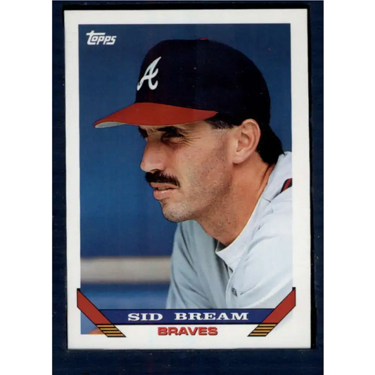 1993 Topps #224 Sid Bream NM-MT Atlanta Braves Baseball Card