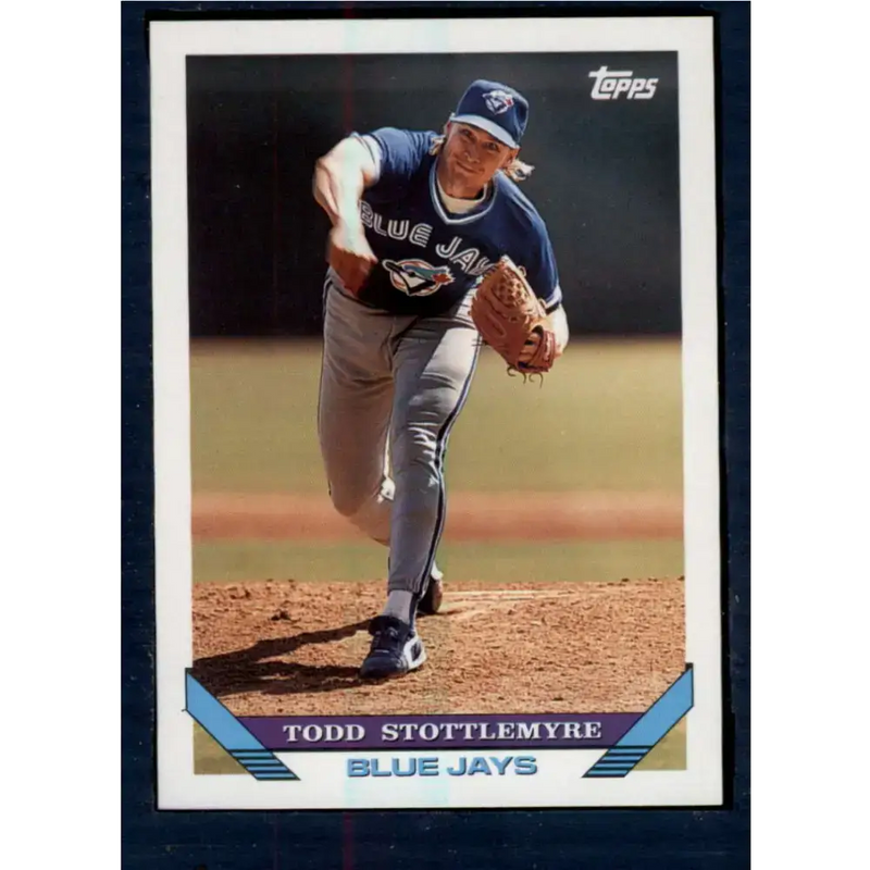 1993 Topps #23 Todd Stottlemyre NM-MT Toronto Blue Jays Baseball Card - Baseball Card Single