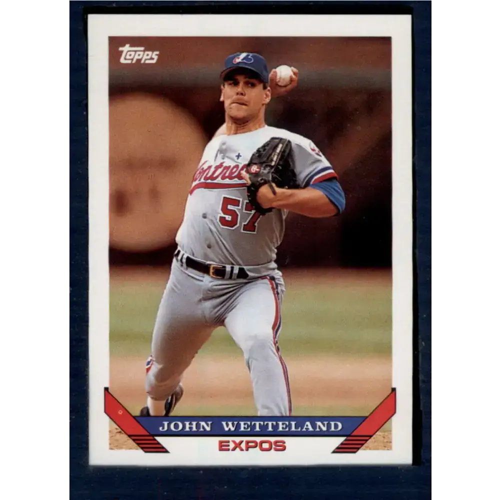 1993 Topps #231 John Wetteland NM-MT Montreal Expos Baseball Card - Baseball Card Single