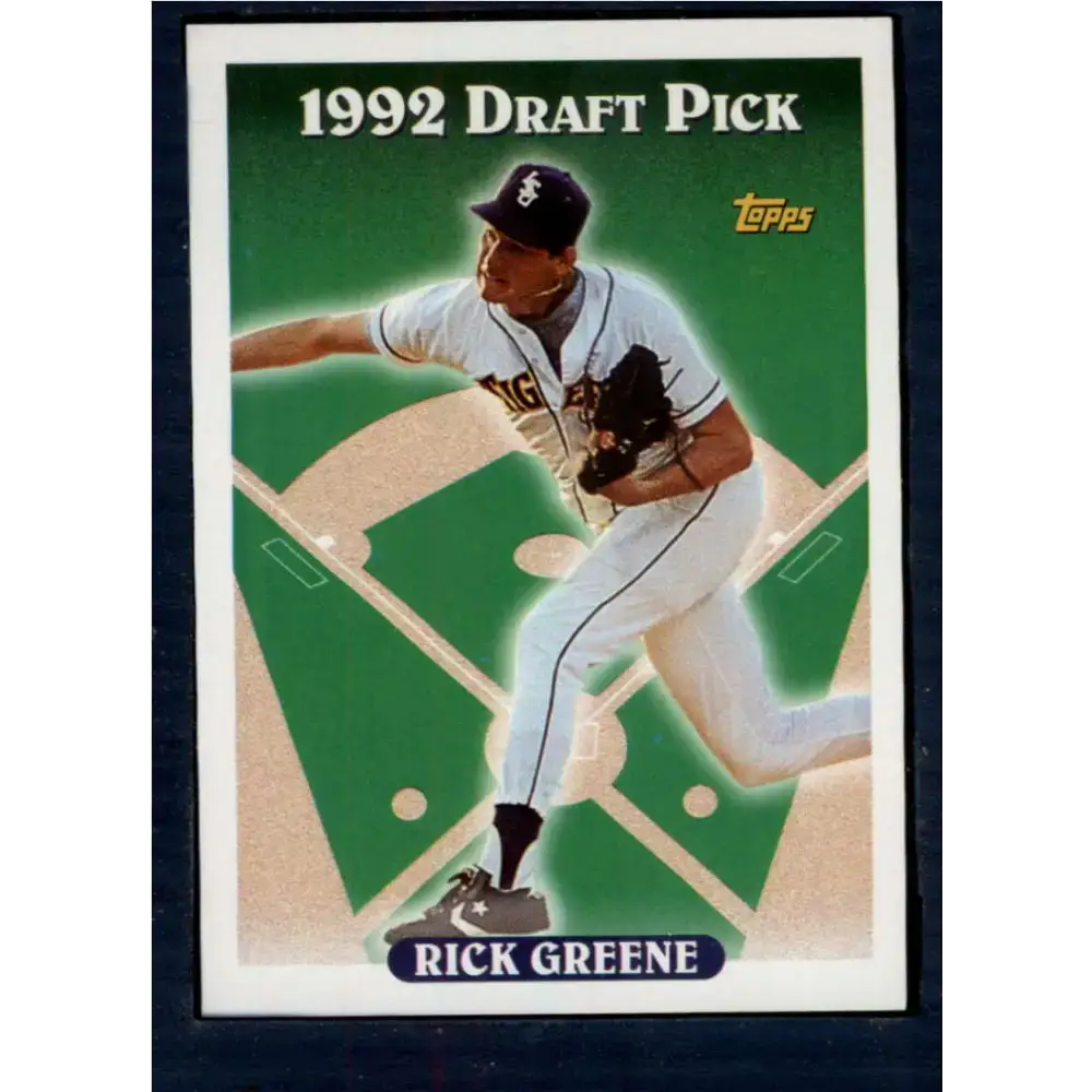1993 Topps #233 Rick Greene NM-MT Detroit Tigers Baseball Card - Baseball Card Single