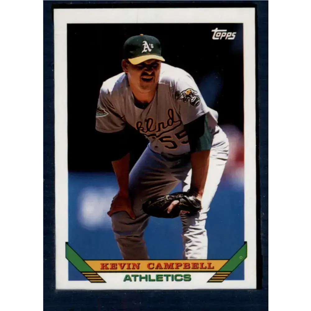 1993 Topps #236 Kevin Campbell NM-MT Oakland Athletics Baseball Card - Baseball Card Single