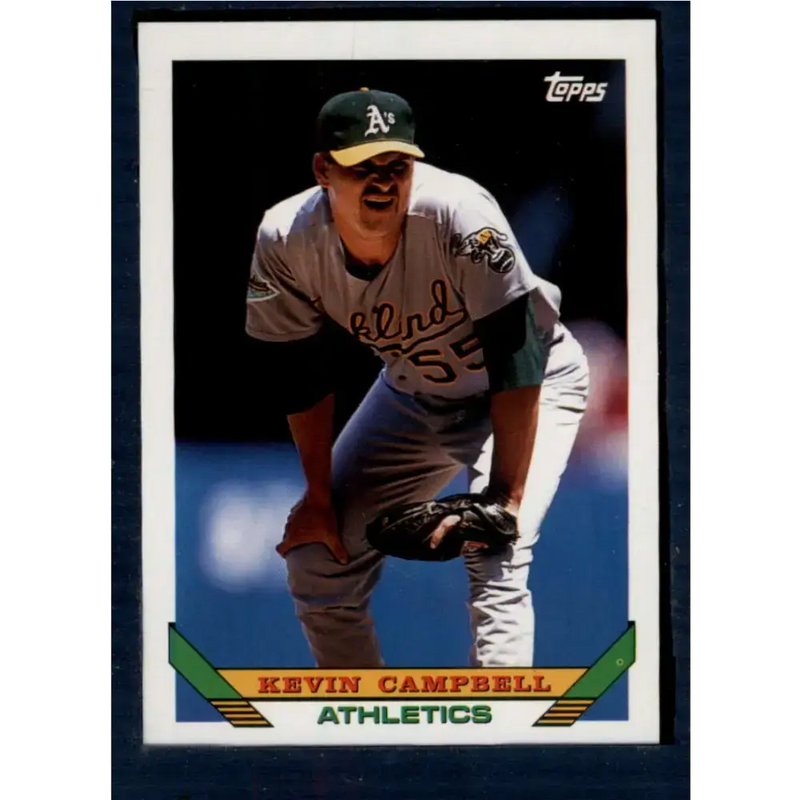 1993 Topps #236 Kevin Campbell NM-MT Oakland Athletics Baseball Card - Baseball Card Single