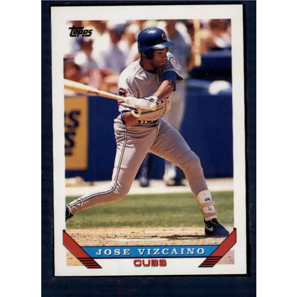 1993 Topps #237 Jose Vizcaino NM-MT Chicago Cubs Baseball Card - Baseball Card Single