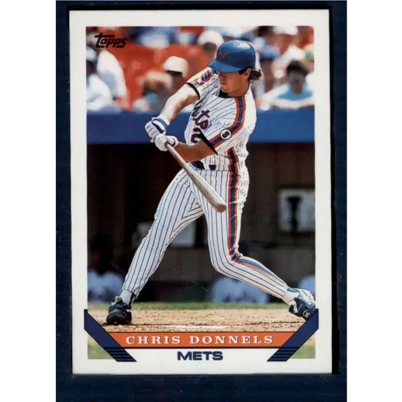 1993 Topps #238 Chris Donnels NM-MT New York Mets Baseball Card - Baseball Card Single