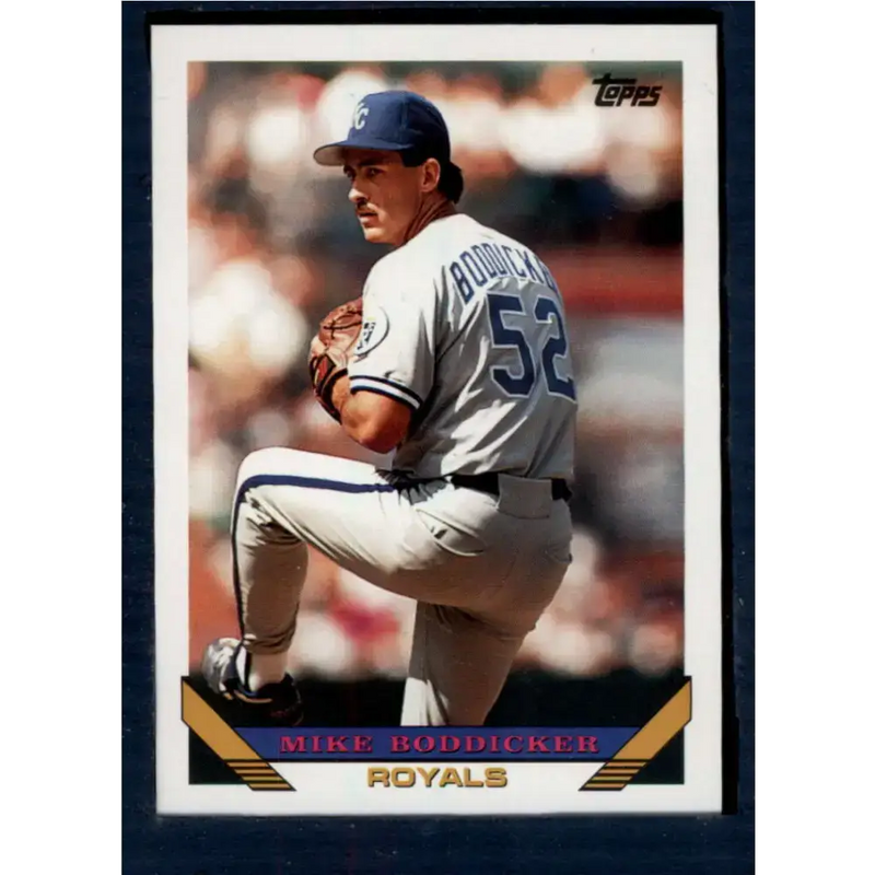1993 Topps #239 Mike Boddicker NM-MT Kansas City Royals Baseball Card - Baseball Card Single